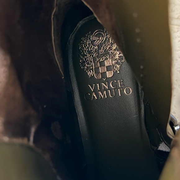 NEW Vince Camuto Popinta Chain Green Combat Boots Women’s 7.5 - Picture 5 of 6